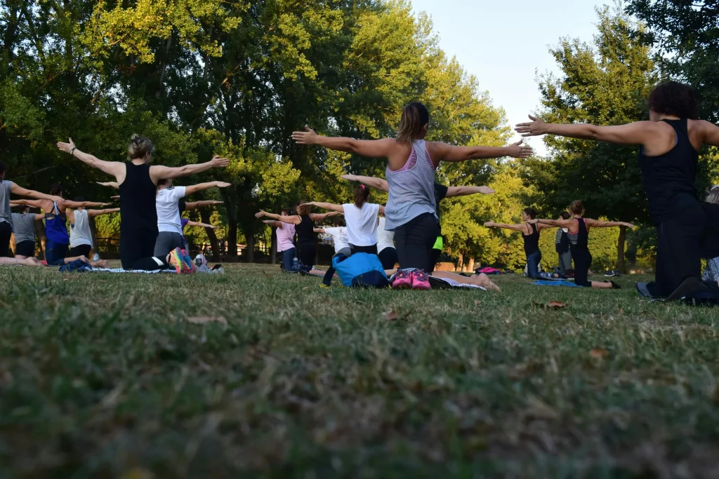 outdoor yoga